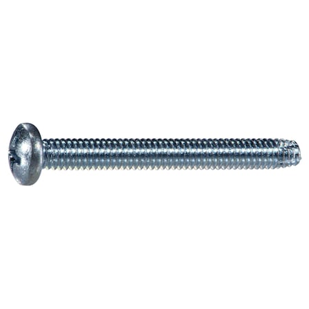 Sheet Metal Screw, #8 X 1-1/2 In, Zinc Plated Steel Pan Head Phillips Drive, 20 PK